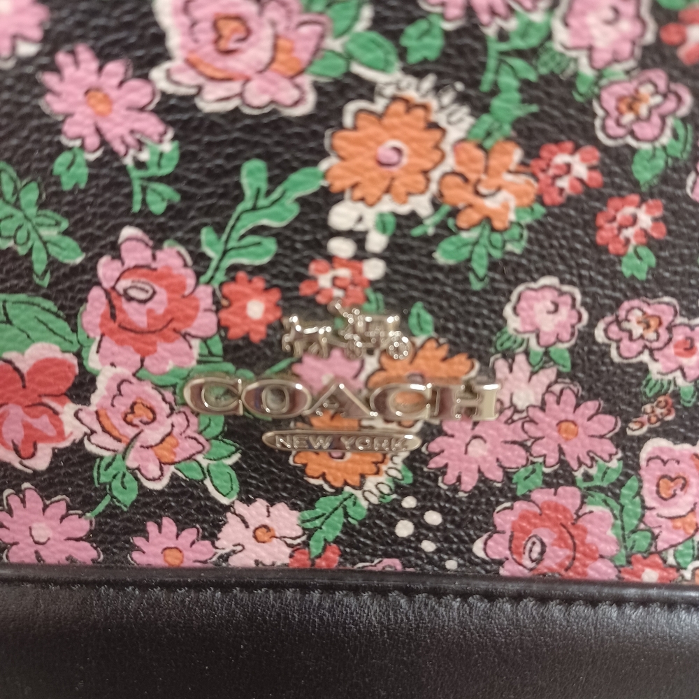 Coach Sierra Satchel In Posey Cluster Floral Print - Picture 2 of 13
